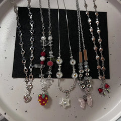 Lunivop Gothic Heart Love Pendant Necklace for Women Korean Fashion Vintage Party Jewelry Birthday Gift Kpop One Piece Chain Choker