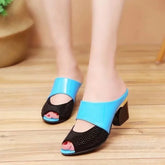 Lunivop Rubber Slides Open Toe Shoes For Women Heeled Woman Slippers Premium Low Price Elegant And Fashionable Luxury Sandals
