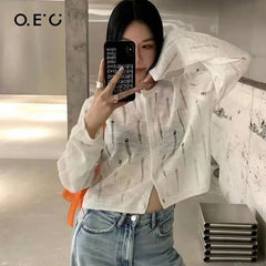 Lunivop Distressed Button Front Knit Top Sweater Cardigan Women Long Sleeve Ripped Blouse Summer Cover Up Teen-girl Grunge Y2K Outfit