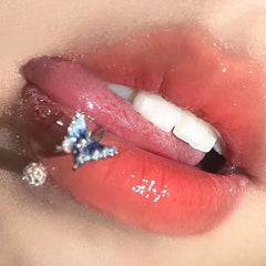Lunivop Blue Butterfly Lip Ring C Ring Horseshoe Ring Mud Ball Lip Labret Piercing Jewelry Stainless Steel Earrings Septum Piercing