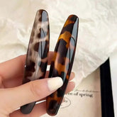 Lunivop New Fashion Leopard Print Hair Clip For Women Korean Spring Clip Back Head Hairpin One Word Hair Clip Hair Accessories
