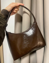 Lunivop Candy Colored Women's Underarm Bag Handbag Single oulder Tote Bag Korean Sle Summer 2024 Faion Trend PU Leather