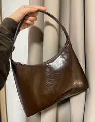 Lunivop Candy Colored Women's Underarm Bag Handbag Single oulder Tote Bag Korean Sle Summer 2024 Faion Trend PU Leather