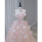 Lunivop Pink Strapless A Line Korea Wedding Dresses Women Prom Long Evening Party Gown Wedding Photos Shoot Bride Gown Customized