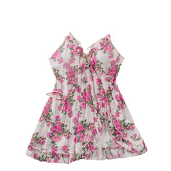 Lunivop Spicy Floral Print Sheer Cami Nightdress