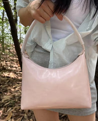 Lunivop Candy Colored Women's Underarm Bag Handbag Single oulder Tote Bag Korean Sle Summer 2024 Faion Trend PU Leather