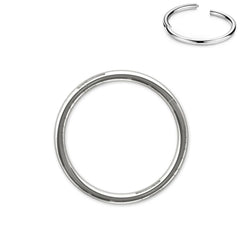 Lunivop Punk 8/10/12mm Closed Ring Lip Ring Circle Piercing Lip Studs Goth Nose Ring Nasal Septum Piercing Earrings Fashion Body Jewelry