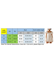 Lunivop Women Y2k Puff Sleeve Babydoll Short Dress Square Neck Tie Back Mini Dress Flowy Solid Color Summer Vacation Dres