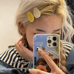 Lunivop 2pcs Contrast Color Hairpin Women Oval Acetate Bangs Clip Duckbill Clip Girls Hair Clip Temperamental Headdress Hair Accessories