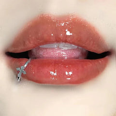 Lunivop INS Cross Heart Seamless Closed Ring Lip Ring Titanium Steel Ear Bone Studs For Cool Girl Labret Piercing Jewelry Men Women