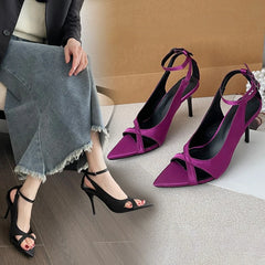 Lunivop Sexy Super High Heels Women New Pointed Fish Mouth Women Sandals Fashion Thin Heel Sandals Shoes for Women Sandalias De Mujer