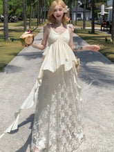 Lunivop Korea Style Straps Vestidos Playa Mujer Women's Sexy Lace Beach Embroidered V-Neck Patchwork Dresses A-line Party Dress