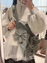 Lunivop Harajuku Nylon Bow Crossbody Bags Women High Street Large Capacity Y2k Handbag Ladies Retro Hot Girls Chest Bag