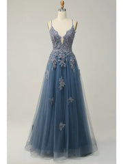 Lunivop New Fairy Exquisite Flower Appliques Long Cascading Mesh Gown Sexy Deep V Sleeveless Slim A-line Dress Summer Popular