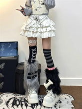 Lunivop Sweet White Cake Skirt for Women Y2k Fashion High Waist A-line Skirts 2025 Summer New All-match Faldas Sexy Mujer