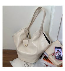 Lunivop Korean Tote Large Capacity Handheld Vegetable Basket Bags Retro Niche Underarm Bag for Women New