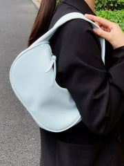 Lunivop Hot Girls Blue Underarm Bag Purse Women Hot Girls Leather Chic Hobos Bags Female Harajuku Aesthetic Y2k Handbag Summer