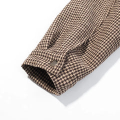 Lunivop Vintage Plaid Women's Jacket Chic Stand Collar Zipper Short Coat Long Sleeve Bomber Jackets Outwear New Lady Casual Coats 
