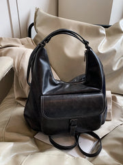 Lunivop Large Capaci Women's Underarm Bag Vintage Retro Sle Single oulder Tote Bag for Autumn 2024 Trendy Double oulder Bag