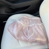 Lunivop Fairycore Sweet Mini Skirt Women Pink Y2k Coquette Elegant Bow Short Skirts Kawaii Lace Patchwork Puffy Ruffle Skirts