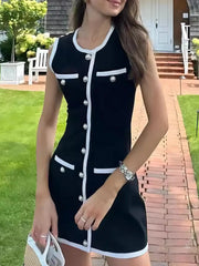 Lunivop Sexy bodycon white mini knitted dress summer women elegant birthday evening short dresses woman nightclub party dresses vestidos
