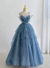 Lunivop Elegant Spaghetti Strap Evening Dress A-line Sleeveless Prom Dress Sweetheart Formal Party Gowns