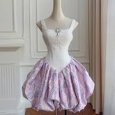 Lunivop New Item Fashion Women's Dress Short Sleeve Square Neck Printing Female Party Dresses 2025 Summer New Tide