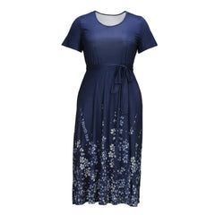 Lunivop Plus Size Elegant Casual Trendy Plus Size Dress For Women Summer Womens Clothing Amazon Cross Border European American Style