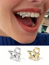 Lunivop 1PC/2PCS/4PCS/SET Star Teeth Grillz For Girl,Halloween Vampire Teeth Decoration,Body Jewelry,Suitable For Men And Women'