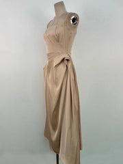 Lunivop Fashion Solid Color Folds Dress Women's Irregular Suspender Waist Cinching Dresses 2025 Summer New Tide