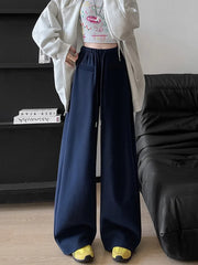 Lunivop Streetwear Y2K Women Sweatpants Vintage Loose Hip Hop Design Pant Casual Fall Winter High Waist American Retro Bf Trousers