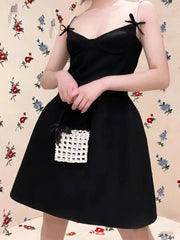 Lunivop Fashion Embroidery Rose Dress Women's Sleeveless Waist Retraction A Line Dresses 2025 Summer New Tide