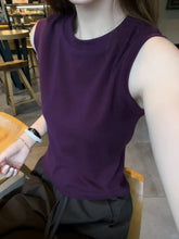 Lunivop French Elegant All Match O Neck Sleeveless Thin Tank Tops Y2k Simple Solid Summer High Street Casual Camisole Harajuku Punk Top