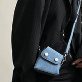 Lunivop Vintage Denim Mini Bag Purse Women Retro Sweet Cool Casual Crossbody Bags Female New High Street Blue Messenger Bag Y2k