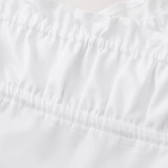 Lunivop Ruched Shirring Mini Dresses Women Summer V Neck Sleeveless Backless Sexy Slim Robes Chic Lady Elegant Evening Party Short Dress