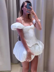 Lunivop Sexy Solid Women's Top Skirt Set Slash Neck Lace Up Waist-Closed Vest Pleated Hip Package Skirts Summer Lady Suit New