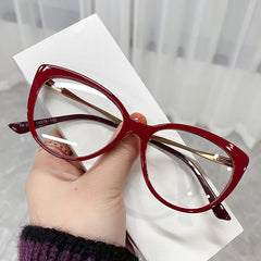Lunivop Fashion Cat Eye Optical Glasses Frames Women Vintage Clear Lens Optical Eyeglasses Frame Prescription Spectacle Frames