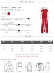Lunivop Cutenew Valentine's Day Seetw Dress Women Sexy Strap Off The Shoulder Backless Mesh Patchwork Appliques Ruffle Slim Slit Bodycon