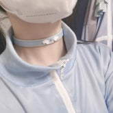 Lunivop Punk Cute Sweet Cool Angel Wing Heart Leather Choker Necklace for Women INS Hot Girl Choker Necklace Party Jewelry Gift