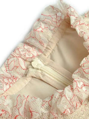 Lunivop Solid Lace Printing Design Women's Dresses Stand Collar High Waist Long Sleeve Elegant Dress Female Autumn 2025 New