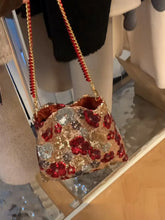 Lunivop Niche Large Capacity Handbag Commuting Bag Sequin Flower Chain Strap Single Shoulder Crossbody Bags black bag tote bag