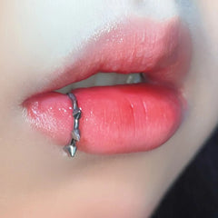 Lunivop Spike Nose Ring Septum Piercing Lip Ring Hinged Fit Snake Bites Piercing Evil Body Jewelry Helix Earring 16G 1.2mm