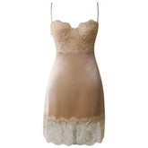 Lunivop Spring Summer New Lace Decoration Women Dress Spaghetti Strap Backless Sleeveless Bodycon Short Dresses Female