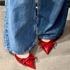 Lunivop Summer High Heel Women Sandals Shoes Fashion Shallow Butterfly-knot Shoes Elegant Wedding Party Shoes