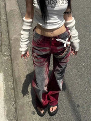Lunivop Trendy Street Straight Wide Leg Pants Fashion High Street Baggy Jeans Harajuku Style Hip Hop Y2k Trousers Y2k Pants Streetwear