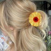 Lunivop Spring Flowers Hair Claw Sunflower Cherry Blossom Acrylic Claw Clips Hairpin Ponytail Clip Hair Accessories For Women Girls