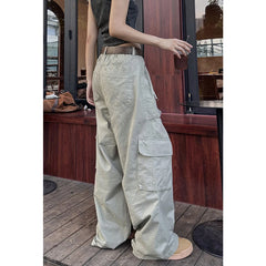 Lunivop French Style Fashion Mid Waisted Jeans Women Y2k 2024 New Waisted Vintage Straight Jeans Multiple Pockets Baggy Streetwear Jeans