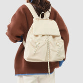 Lunivop Drawstring Design Stylish Backpack for Women, Lightweight Travel Backpack for Work, Commuting, College Students, Shopping, and Carrying Kids
