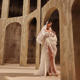 Lunivop Sweetheart White Evening Dress Applique Floral Woman Clothes Asymmetrical Wedding Dresses Lace Bride Gowns Ever Pretty Dresses