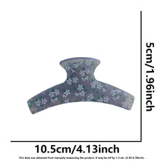 Lunivop 3-Piece Floral Print Hair Clips, Elegant Hair Accessories for Women, Perfect for Travel and Gifts